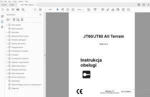 Ditch Witch JT60/JT60 All Terrain Silnik Tier 4 Instrukcja obsługi PDF