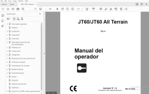 Ditch Witch JT60/JT60 All Terrain Tier 4 Manual del operador 053-3113 PDF