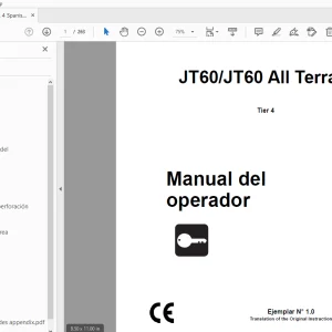 Ditch Witch JT60/JT60 All Terrain Tier 4 Manual del operador 053-3113 PDF