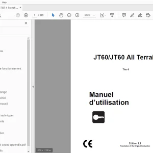 Ditch Witch JT60/JT60 All Terrain Tier 4 Manuel d’utilisation 053-3134 PDF