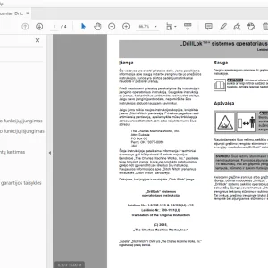 Ditch Witch JT60 DrillLok operatoriaus instrukcija 790-1111 PDF
