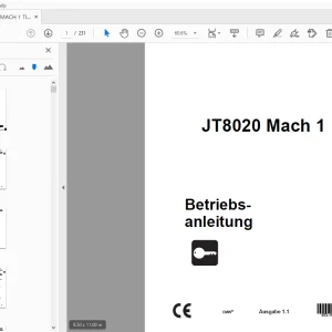 Ditch Witch JT8020 Mach 1 Betriebsanleitung 053-1184 (G) PDF