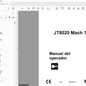 Ditch Witch JT8020 Mach 1 Manual del operador 053-1333(S) PDF