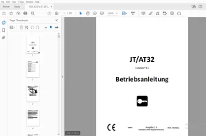 Ditch Witch JT/AT32 Cummins 4.5 Betriebsanleitung 053-3314 (G) PDF