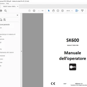 Ditch Witch Kubota® D902-E4B Manuale dell’operatore 053-3304 PDF
