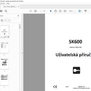 Ditch Witch Kubota® D902-E4B Uživatelská příručka PDF