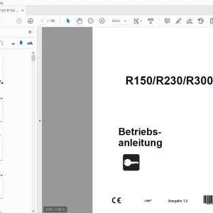Ditch Witch R150 R230 R300 Betriebsanleitung 053-1212 PDF