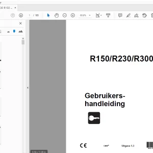 Ditch Witch R150/R230/R300 Gebruikershandleiding 053-1316 PDF