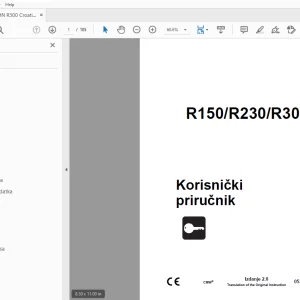 Ditch Witch R150/R230/R300 Korisnički priručnik 053-3065 PDF
