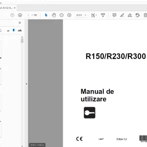 Ditch Witch R150/R230/R300 Manual de utilizare 053-1208 PDF