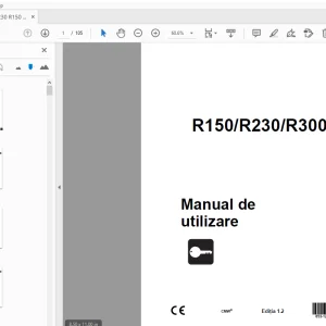 Ditch Witch R150/R230/R300 Manual de utilizare 053-1208 PDF