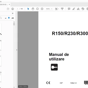 Ditch Witch R150/R230/R300 Manual de utilizare 053-1208 PDF