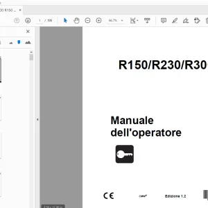 Ditch Witch R150/R230/R300 Manuale dell'operatore 053-1211 PDF