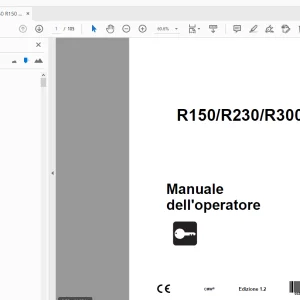 Ditch Witch R150/R230/R300 Manuale dell'operatore 053-1211 PDF