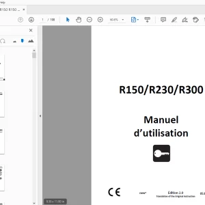 Ditch Witch R150 R230 R300 Manuel d’utilisation 053-1213 PDF