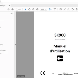 Ditch Witch SK900 Manuel d’utilisation 053-10038 PDF