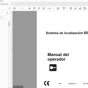 Ditch Witch Sistema de localización 8500 Manual del operador PDF
