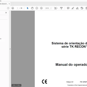 Ditch Witch Sistema de orientação da série Manual do operador PDF