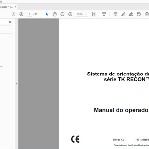 Ditch Witch Sistema de orientação da série Manual do operador PDF