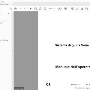 Ditch Witch Sistema di guida Serie TK Manuale dell'operatore PDF