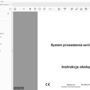 Ditch Witch System prowadzenia serii TK Instrukcja obsługi 053-2606 PDF