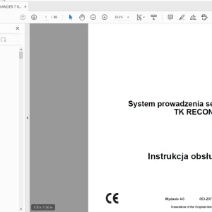 Ditch Witch System prowadzenia serii Instrukcja obsługi 053-2972 PDF
