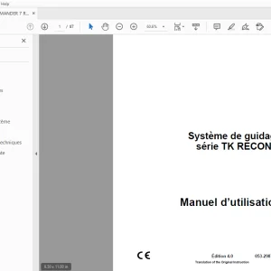 Ditch Witch Système de guidage série Manuel d’utilisation PDF