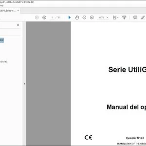 Ditch Witch UTG-RX Serie UtiliGuard Manual del operador 053-2656(S) PDF