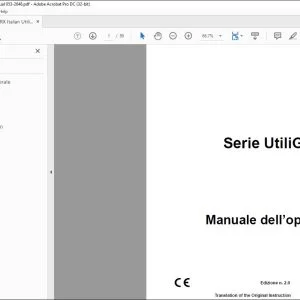 Ditch Witch UTG-RX Serie UtiliGuard Manuale dell’operatore 053-2648 PDF