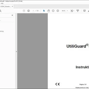 Ditch Witch UTG-RX UtiliGuard®-serien Instruktionsbok 053-2654(SW) PDF