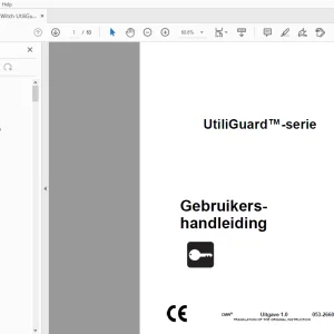 Ditch Witch UtiliGuard serie Gebruikershandleiding 053-2660 PDF