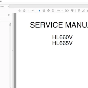 Hyundai HL660V HL665V Wheel Loader Service Manual 2023 - PDF DOWNLOAD