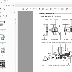 Hyundai HL740-7A, HL740TM-7A Wheel Loader Service Manual 2023 PDF