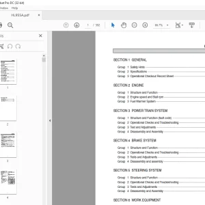 Hyundai HL955A Wheel Loader Service Manual 2023 - PDF DOWNLOAD
