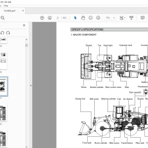 Hyundai HL980 Wheel Loader Service Manual 2023 - PDF DOWNLOAD