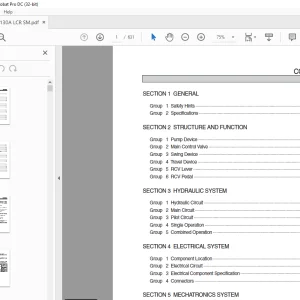 Hyundai HX130A LCR Crawler Excavator Service Manual - PDF DOWNLOAD