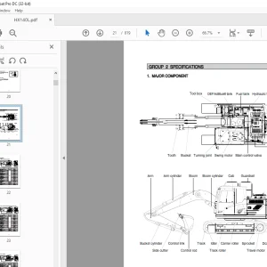 Hyundai HX140L Crawler Excavator Service Manual - PDF DOWNLOAD