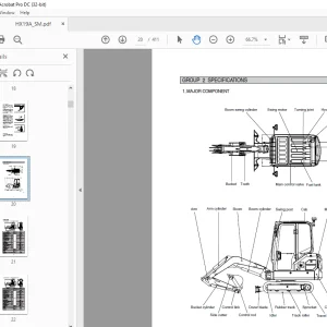 Hyundai HX19A Compact Excavator Service Manual 2023 - PDF DOWNLOAD