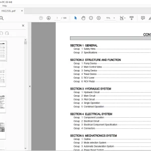 Hyundai HX225S L Crawler Excavator Service Manual - PDF DOWNLOAD
