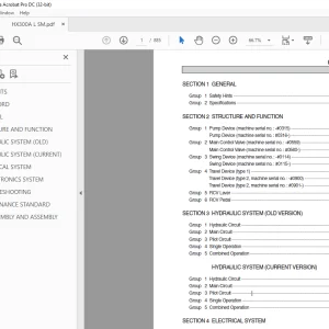 Hyundai HX300A L Crawler Excavator Service Manual - PDF DOWNLOAD