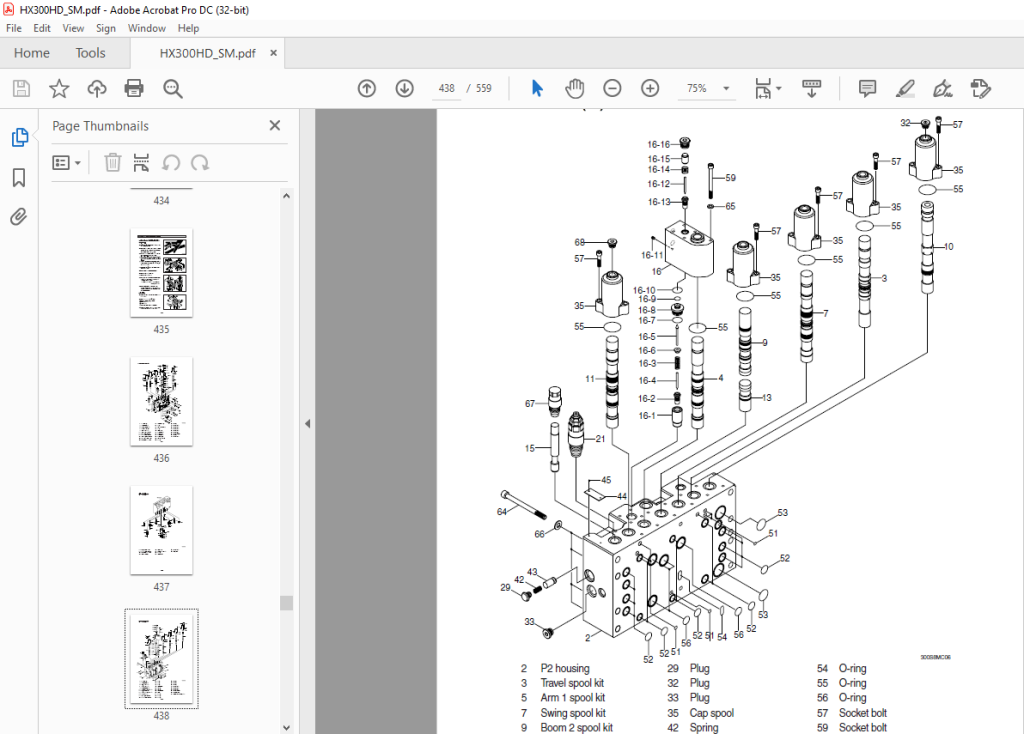 Hyundai HX300HD Crawler Excavator Service Manual 2023 PDF ...