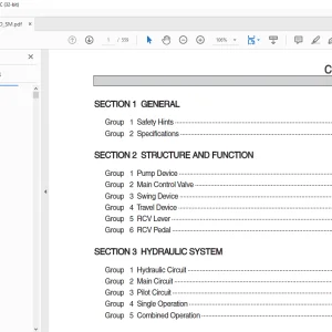 Hyundai HX300HD Crawler Excavator Service Manual 2023 PDF