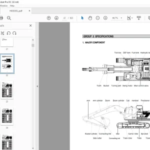 Hyundai HX300L Crawler Excavator Service Manual - PDF DOWNLOAD