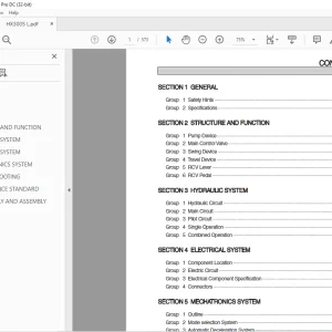 Hyundai HX300S L Crawler Excavator Service Manual - PDF DOWNLOAD