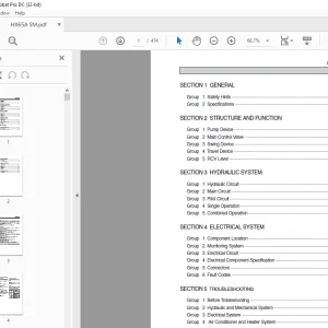 Hyundai HX65A Crawler Excavator Service Manual 2023 - PDF DOWNLOAD