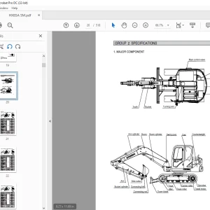 Hyundai HX85A Compact Excavator Service Manual 2023 - PDF DOWNLOAD