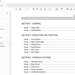 Hyundai HX900 L Excavator Service Manual 2023 - PDF DOWNLOAD