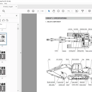 Hyundai R140LC-9 Crawler Excavator Service Manual - PDF DOWNLOAD
