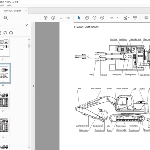 Hyundai R140LC-9A Crawler Excavator Service Manual - PDF DOWNLOAD