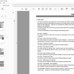Hyundai R200W-3 Wheel Type Excavator Service Manual 2023 - PDF DOWNLOAD